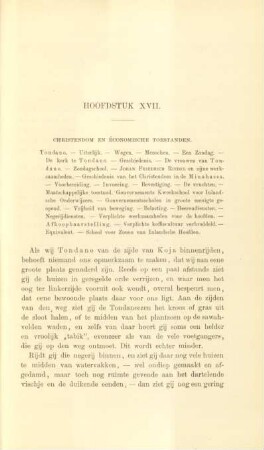 Hoofdstuk XVII. Christendom en économische toestanden