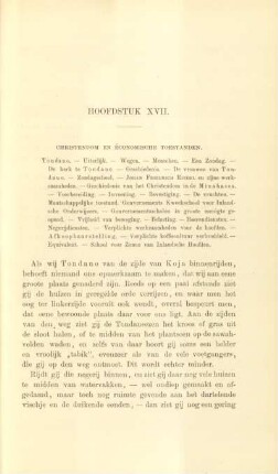 Hoofdstuk XVII. Christendom en économische toestanden