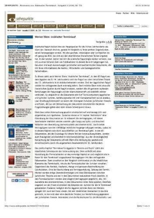 9: [Rezension von: Diem, Werner, 1944-, Arabischer Terminkauf]