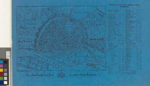 Neuester Grundriss u. Plan der freien Stadt Hamburg