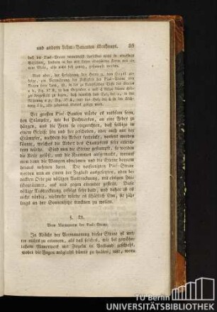 § 21 Vom Vermauern der Pisé-Steine