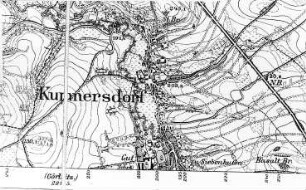 Schöpstal-Kunnersdorf. Meßtischblatt, Sekt. Horka, 1886