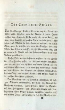 Die Carolinen-Inseln