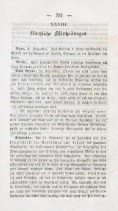 283-288 Kirchliche Mittheilungen