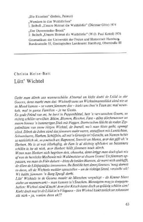 Lütt' Wichtel