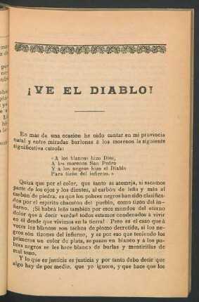 ¡Vé el diablo!