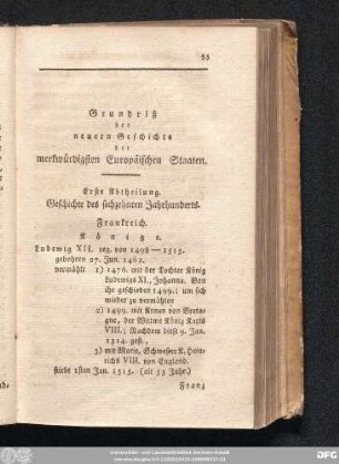 Erste Abtheilung. Geschichte des sechzehnten Jahrhunderts.