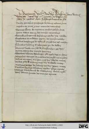 [fol. 30] Rektorat Ulrich Rotpelz 1477/78