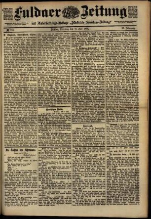 Ausgabe vom Dienstag, den 10. Juli 1900.