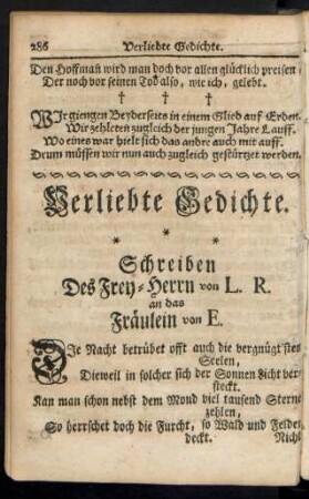 Verliebte Gedichte