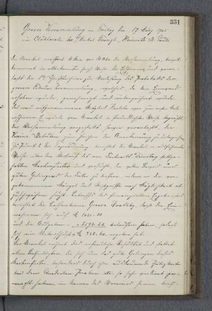 Grosse Versammlung am Freitag den 17. März 1905