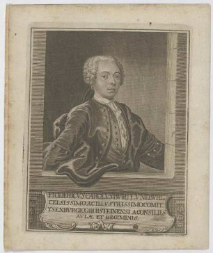 Bildnis des Fridericvs Carolvs Bvri