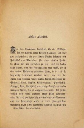Mein erster Patient : Erzählung