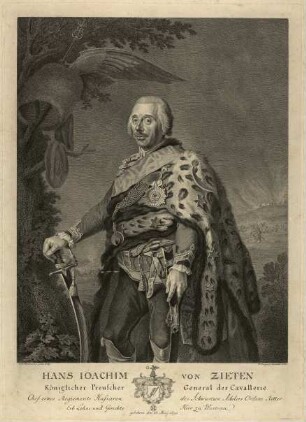 Therbusch, Anna Dorothea (Vorlage): Porträt Hans Joachim von Zieten