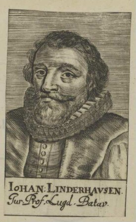 Bildnis des Iohann Linderhausen