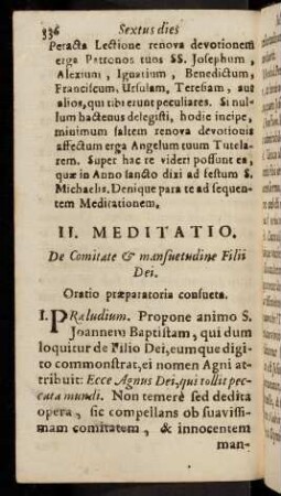 336-340, II. Meditatio; ...