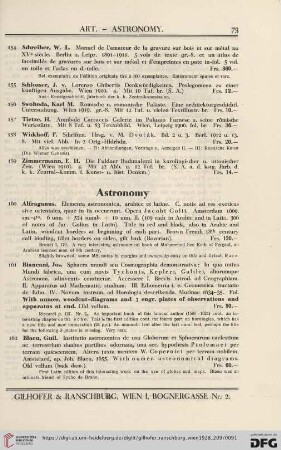 Astronomy (No. 160 - 176)