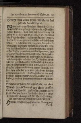 Der 10. Artickel. Von denen kennzeichen der wunden an ärmen und füssen, und was dabey zu vermuthen.
