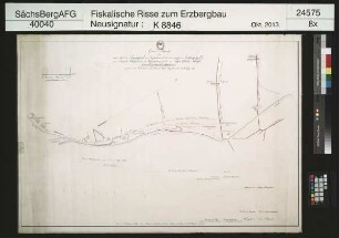 Vereinigt Feld am Fastenberg bei Johanngeorgenstadt, Wasserführung für die im Frisch Glück Kunstschacht zu erbauende Maschine