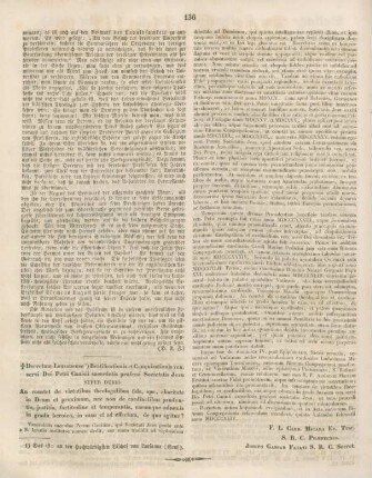 136 Decretum Lausanense Beatificationis et Canonizationis ven. servi Dei Petri Canisii sacerdotis professi Societatis Jesu