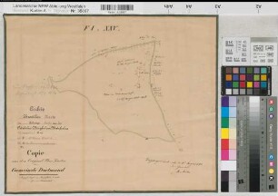 Dortmund (Dortmund), Teilung des Oesterholzes, Borgholzes und Westerholzes, Bl. 1 Brouillonkarte Westerbauerschaft