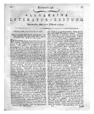 Essai sur la Reforme du Clergé. Première Partie. Du clergé seculier. Paris, 1789