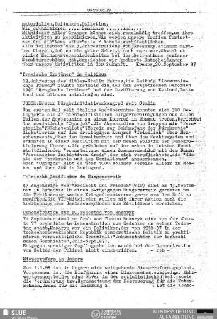 Demontration zum 50. Todestag von Masaryk