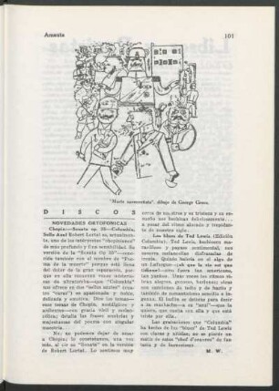 "Marte novecentista" : dibujo de George Grosz