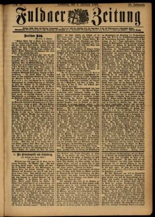 Ausgabe vom Samstag, den 04. Februar 1893.