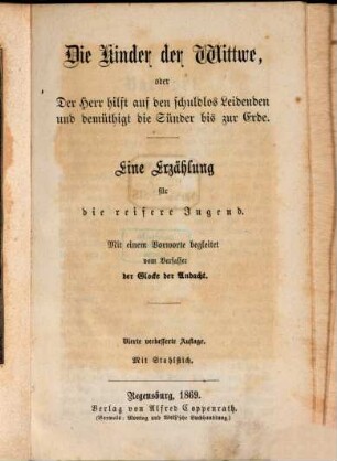 Neue Jugendbibliothek für Unterhaltung, Belehrung und Pflege frommen Sinnes. 6