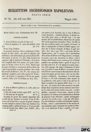 Nr. 72 (Maggio 1855)