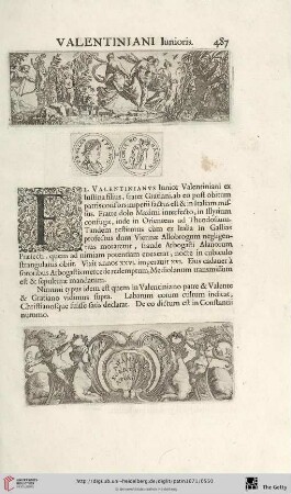 Numismata Valentiniani
