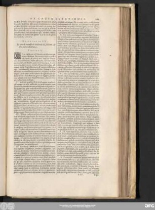 Disputatio IV. De causâ impulsivâ electionis ad salutem, & eius immutabilitate.