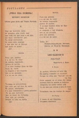 Les garcon's : Fox-trot