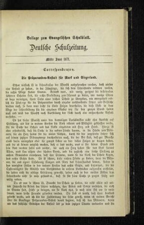 ¬Die¬ Präparanden-Anstalt für Mark und Siegerland