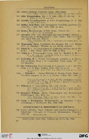 Drucke von Bibliophilen Gesellschaften (Nr. 360-372)