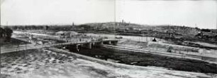 Gesamtansicht Baustelle Wehr, Schleuse Heilbronn