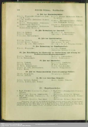 IV. Bezirksvorsteher