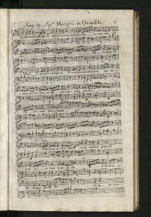 Sung by Sig.ra Merighi in Ormilda