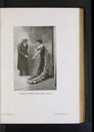 Victorien Sardou und Gabrielle Rejane