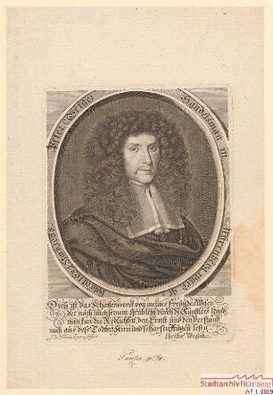 Peter Geiger, Handelsmann in Nürnberg; geb. 1632; gest. 1688