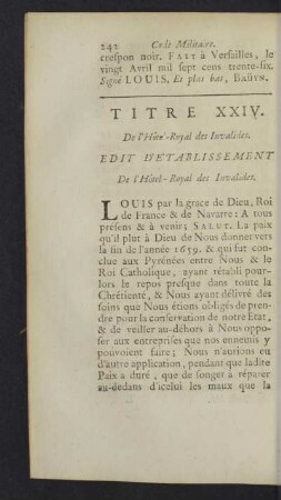 Titre XXIV.