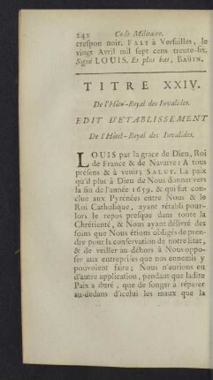 Titre XXIV.