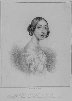 Bildnis Pauline Viardot-García, vor 1839