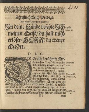 [Textus.] [Psalm XXXI, II.]