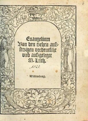 Euangelium Von den tzehen auszsetzigen