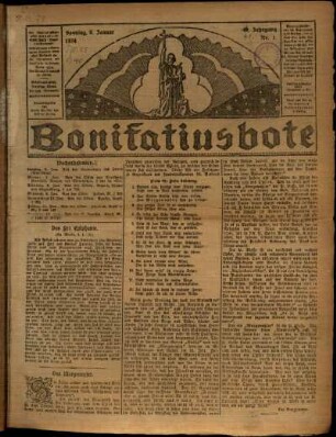 Ausgabe vom Sonntag, den 06. Januar 1924.