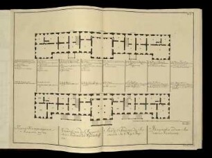 Tab. II. Grundriss von der Kayserlichen Academie der Wissenschaften