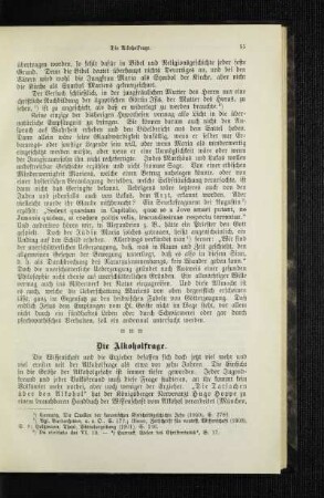 ¬Die¬ Alkoholfrage