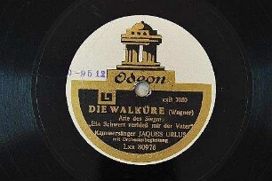 Die Walküre : Arie des Siegmund; "Ein Schwert verhieß mir der Vater" / (Wagner)